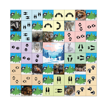 Коврик для логобота Пчелка "Следы животных" - «globural.ru» - Нижний Новгород