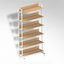  Стеллаж на металлокаркасе односторонний - «globural.ru» - Нижний Новгород