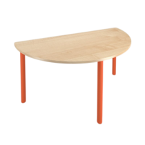 Стол детский полукруглый нерегулируемый ЛДСП - «globural.ru» - Нижний Новгород