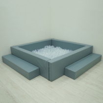 Сухой бассейн с шариками и RGB-подсветкой 140х140 см - «globural.ru» - Нижний Новгород