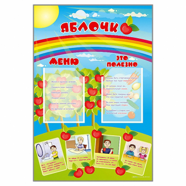 Стенд-меню "Яблочко" - «globural.ru» - Нижний Новгород