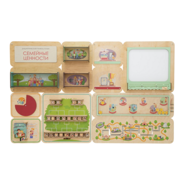 Дидактическая настенная панель «Семейные ценности» - «globural.ru» - Нижний Новгород