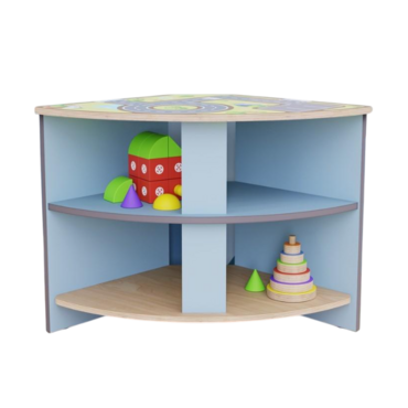 Угловое место для хранения из коллекции «НЕГА» (голубой) - «globural.ru» - Нижний Новгород