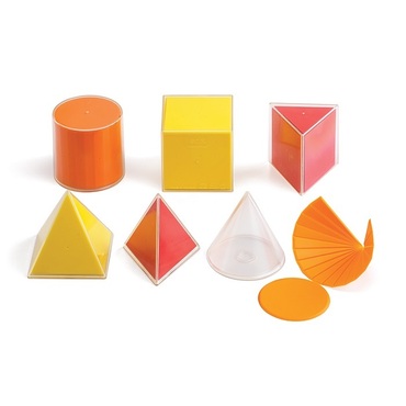 Фигуры геометрические складные 2D в 3D 8 см (6 форм, 3 цвета) - «globural.ru» - Нижний Новгород