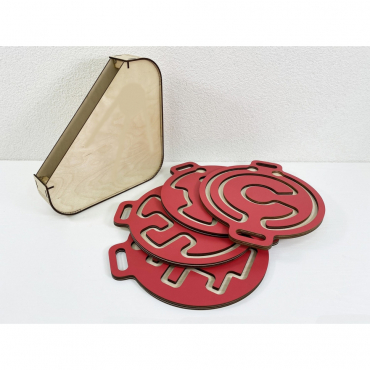 Комплект ручных балансиров для детей «Балу» (красный, 4 шт.) - «globural.ru» - Нижний Новгород