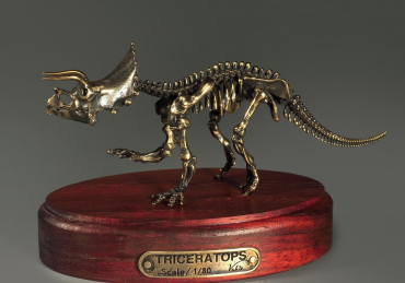 Модель скелета динозавра Triceratops - «globural.ru» - Нижний Новгород