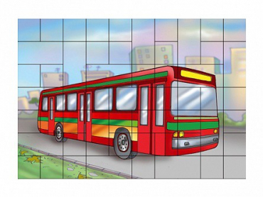 Магниты-пазлы "Автобус" - «globural.ru» - Нижний Новгород