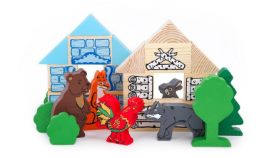 Комплект игрушек для сказкотерапии "Зайкина избушка" - «globural.ru» - Нижний Новгород