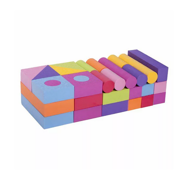 Конструктор мягкий 50 блоков (вариант 2) - «globural.ru» - Нижний Новгород