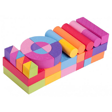 Конструктор мягкий 50 блоков (вариант 1) - «globural.ru» - Нижний Новгород