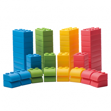 Мягкие блоки "Элтик" (64 предмета) - «globural.ru» - Нижний Новгород