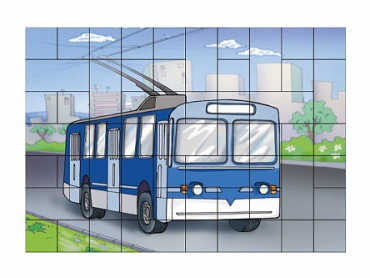 Магниты-пазлы "Троллейбус" - «globural.ru» - Нижний Новгород