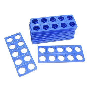 Нумирошка. Набор из 10 пластиковых форм - «Десятки» по методике Нумикон - «globural.ru» - Нижний Новгород