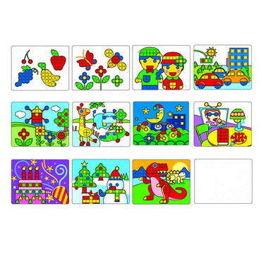 Рабочие карточки для набора "Геометрической фигуры" - «globural.ru» - Нижний Новгород