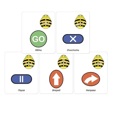 Набор карточек для программирования мини-робота Bee-Bot - «globural.ru» - Нижний Новгород