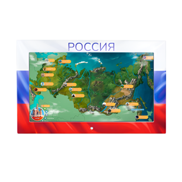 Интерактивная панель «Цвета России»  - «globural.ru» - Нижний Новгород