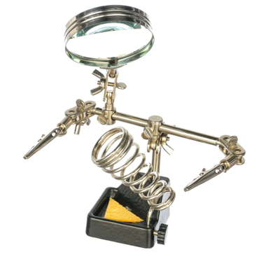 Держатель "Третья рука" с лупой - «globural.ru» - Нижний Новгород