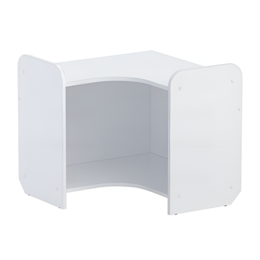 Стеллаж для игрушек и пособий "Росток 4" (белый) - «globural.ru» - Нижний Новгород