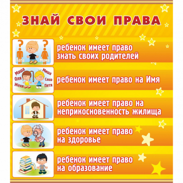 Стенд "Знай свои права" - «globural.ru» - Нижний Новгород