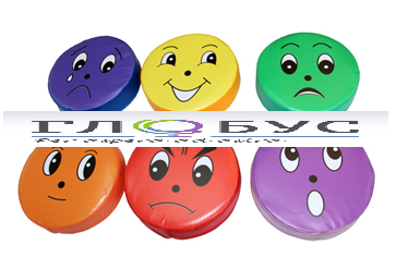 Набор мягких пуфиков "Эмоции" - «globural.ru» - Нижний Новгород