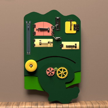 Бизиборд "Зелёная лапа" - «globural.ru» - Нижний Новгород