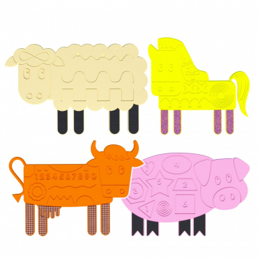 Набор тактильно-развивающих панелей «Ферма» - «globural.ru» - Нижний Новгород