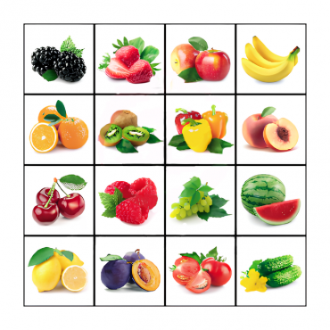 Тематическое поле-маршрутизатор «Фрукты и овощи» для мини-робота - «globural.ru» - Нижний Новгород