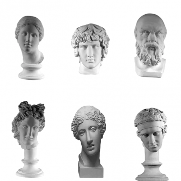 Комплект гипсовых моделей головы  - «globural.ru» - Нижний Новгород