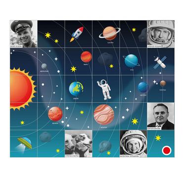 Коврик для логобота Пчелка "Космос" - «globural.ru» - Нижний Новгород