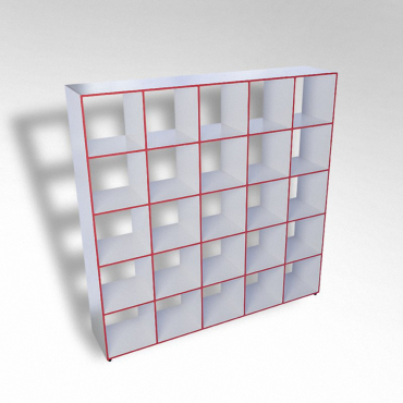 Шкаф открытый многосекционный ТР25 ЛДСП - «globural.ru» - Нижний Новгород